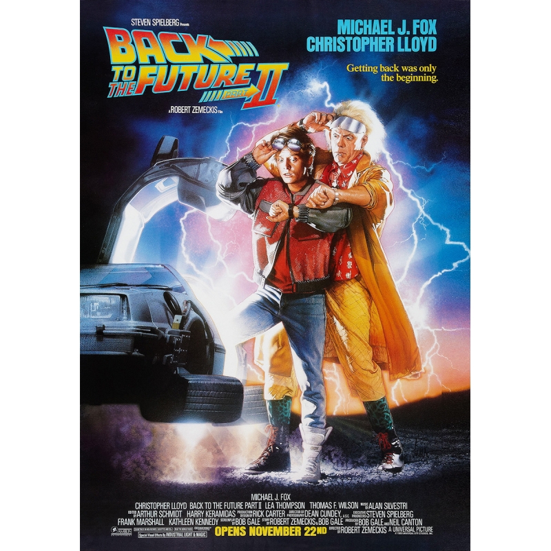 Back to the Future 2 - official cinema poster