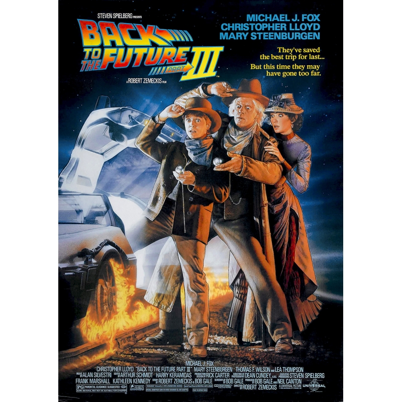 Back to the Future 3 - official cinema poster