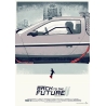 Filmposter Zurück in die Zukunft Trilogie DeLorean
