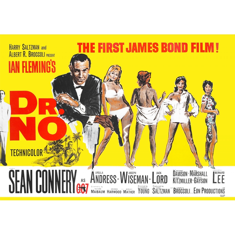 James Bond Movie Poster - Dr. No