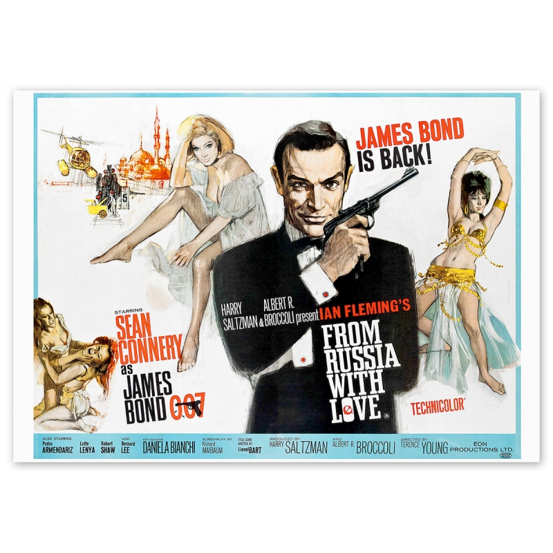 James Bond From Russia with Love - Poster de Film