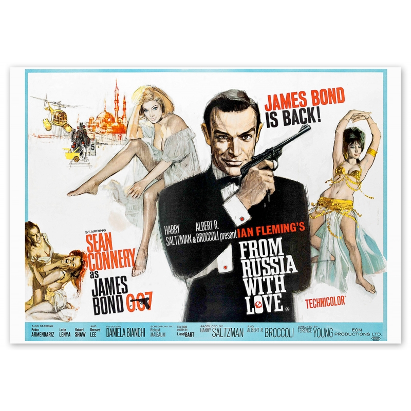 James Bond Liebesgrüße aus Moskau - Filmposter James Bond Liebesgrüße aus Moskau - Filmposter