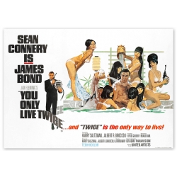 James Bond: You only live twice - Movie Poster