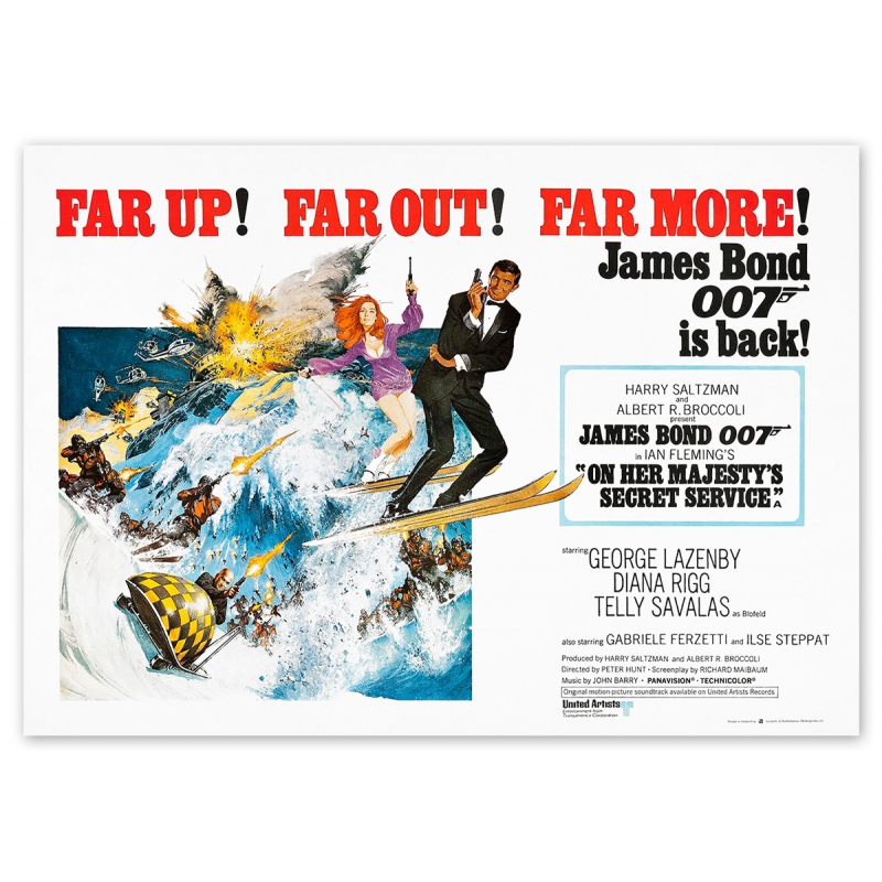 James Bond: On Her Majesty’s Secret Service - poster de film