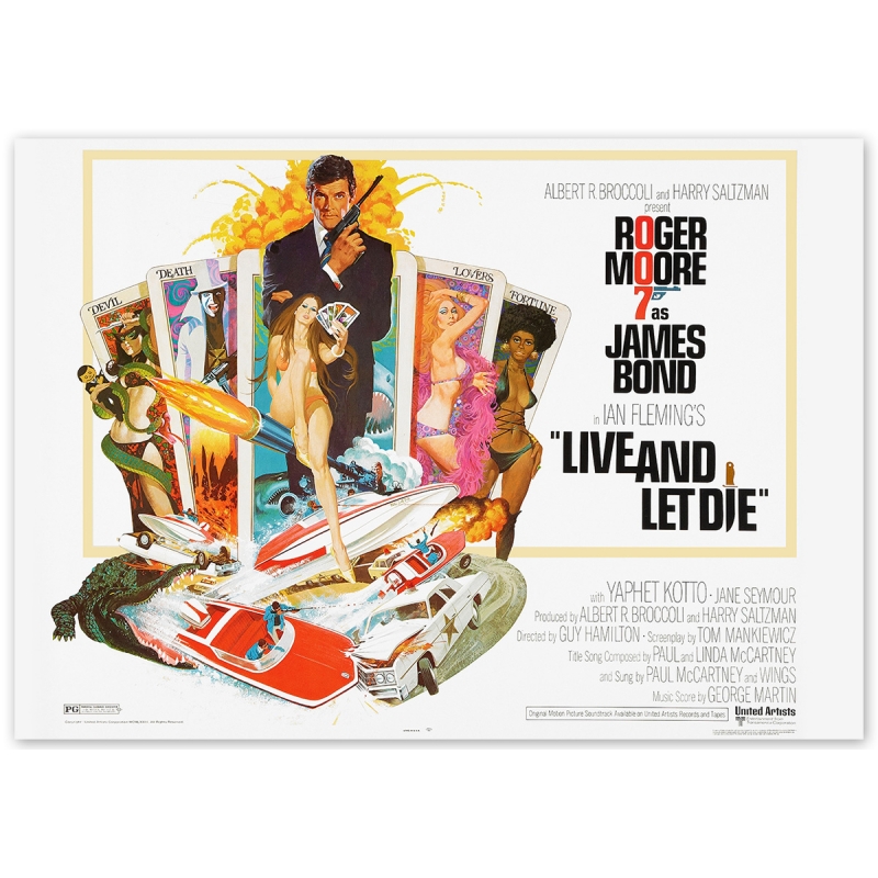 James Bond: Live and let die - Movie Poster