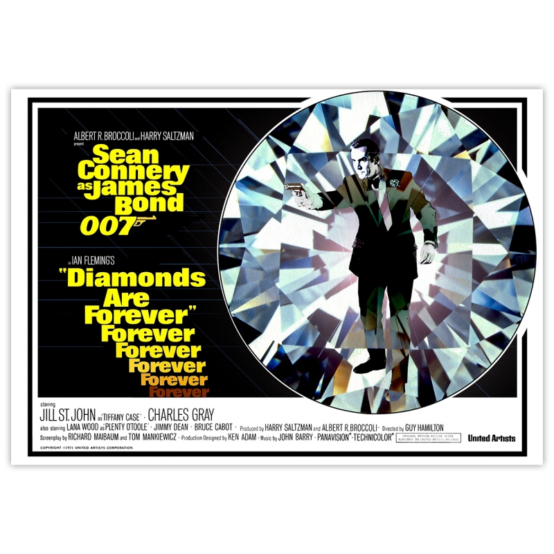James Bond: Diamantenfieber - Filmposter