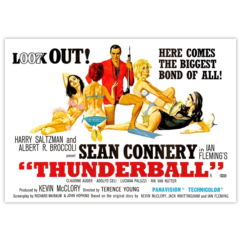 James Bond: Thunderball - Poster de Film