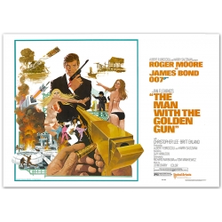 James Bond: The Man with the golden Gun - Movie Poster