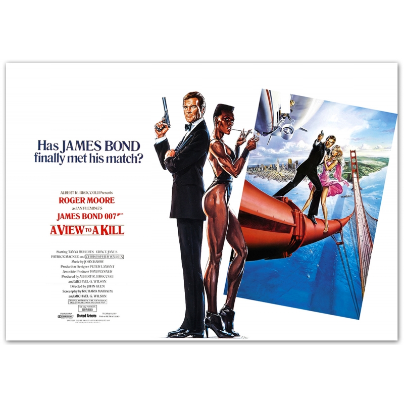 James Bond: A View to a Kill - Movie Poster