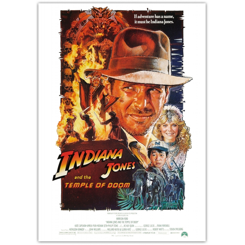 Indiana Jones and the Temple of Doom - Cinema Poster
