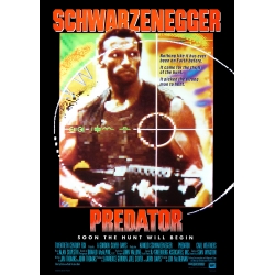 Schwarzenegger: Predator (1987) Movie Poster - Version 1