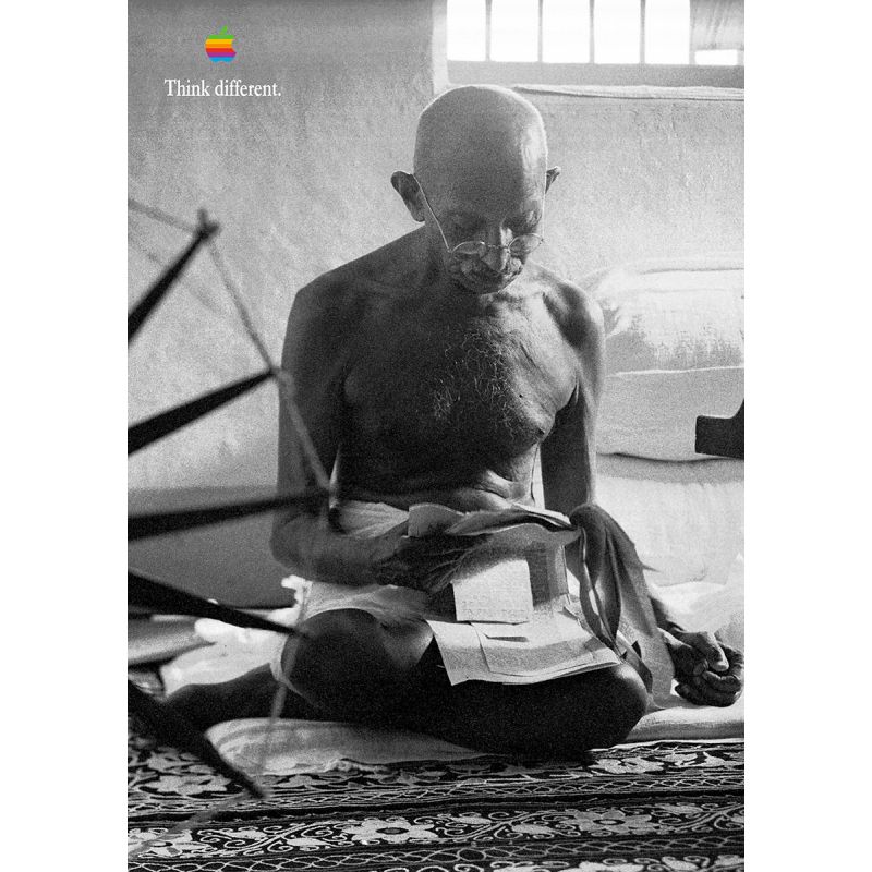 Apple Poster Mahatma Gandhi Apple Poster Mahatma Gandhi