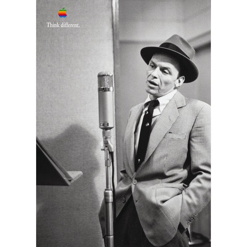 Apple Poster Frank Sinatra Apple Poster Frank Sinatra