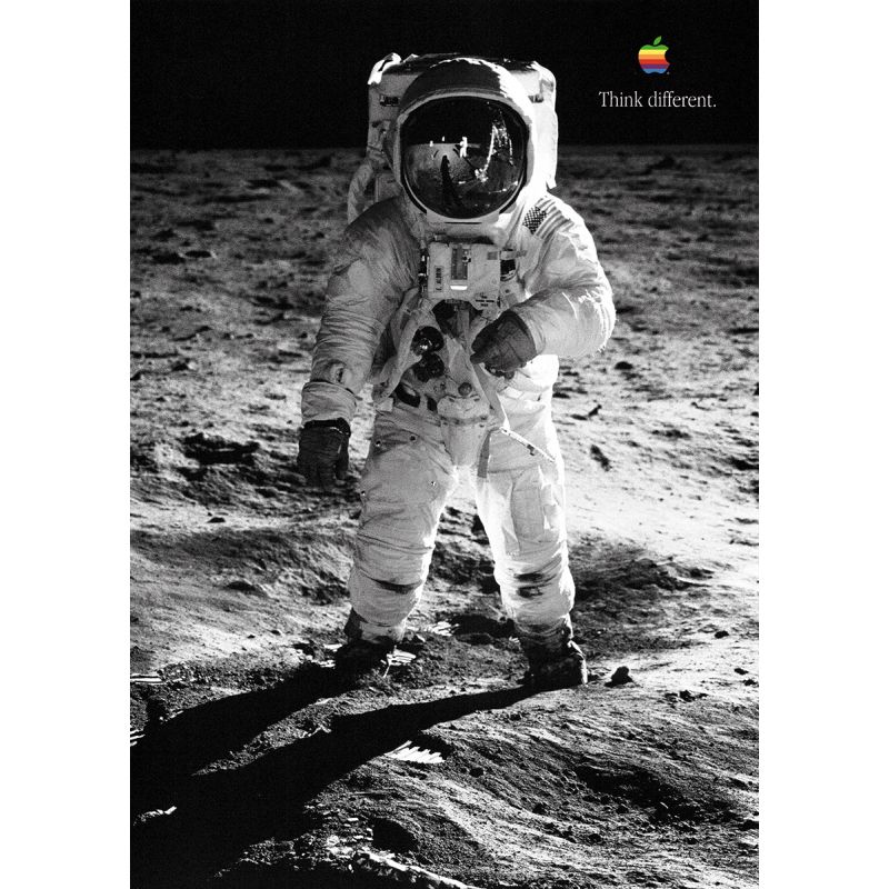 Apple Poster Buzz Aldrin Apple Poster Buzz Aldrin