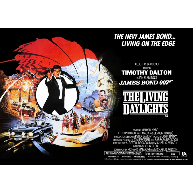 James Bond: The Living Daylights - Movie Poster