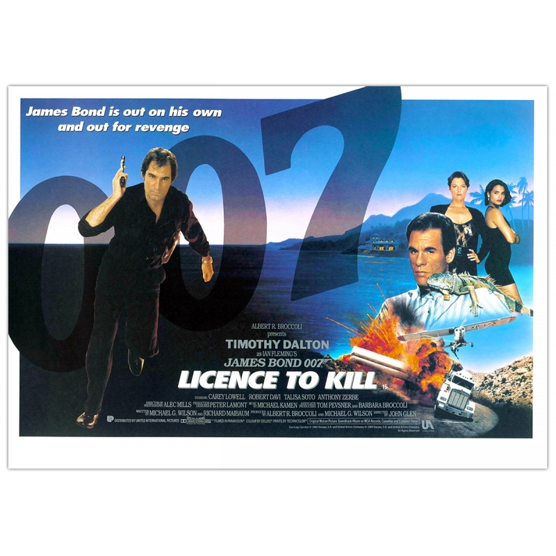 James Bond: Lizenz zum Töten - Filmposter