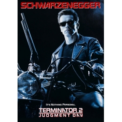 Schwarzenegger Terminator 2 (1991) Affiche du film
