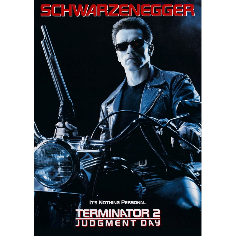 Schwarzenegger The Terminator 2 (1991) Movie Poster