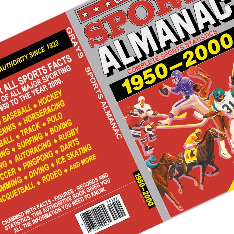 Réplique Fidèle de l'Almanac Grays Sports 1950-2000 Du Film Retour Vers Le  Futur II –