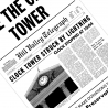 Retour vers le futur « Save the Clock Tower » Flyer blanc