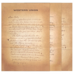 Letter from Doc to Marty 1885 - 3-piece