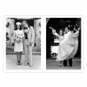 Carte pliante avec les photos de mariage de Lorraine