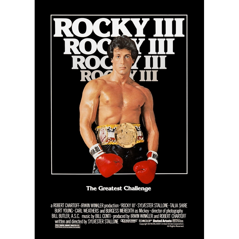 Rocky 3 Movie Poster