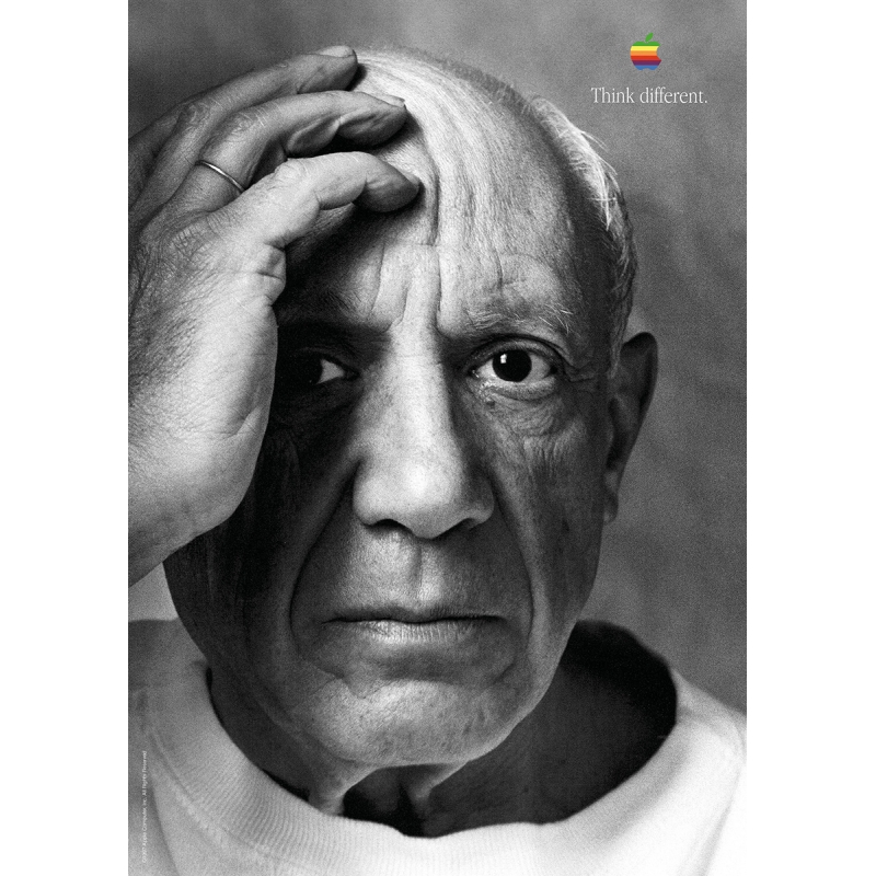 Apple Think Different Poster - Pablo Picasso
