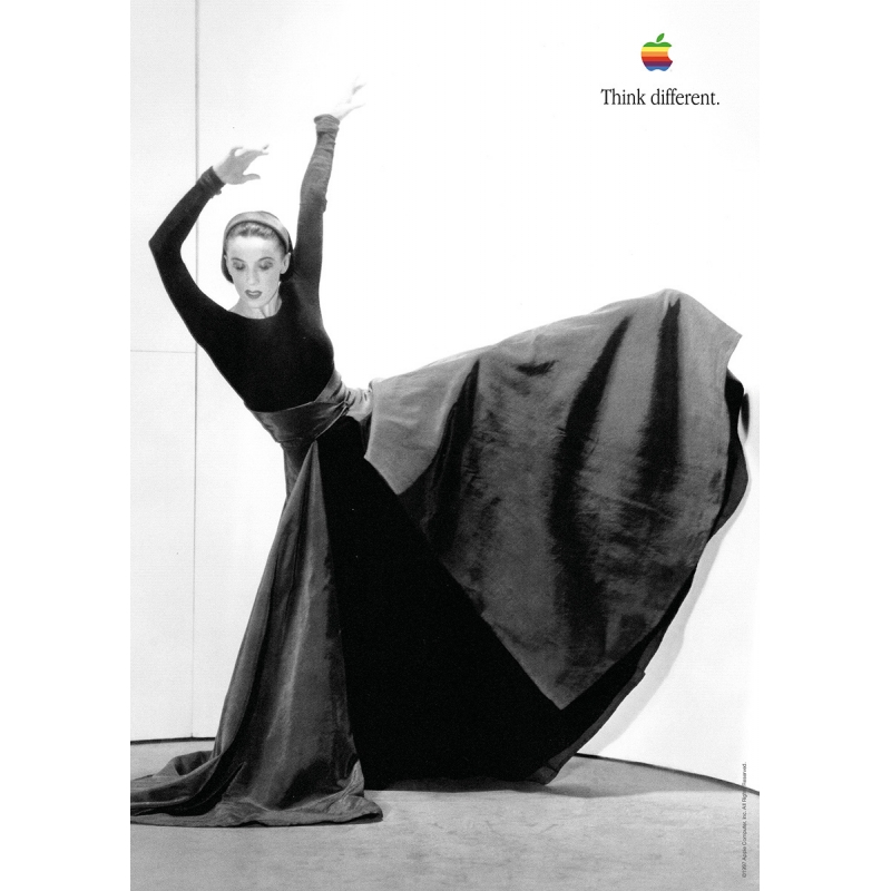 Apple Think Different Poster - Martha Graham