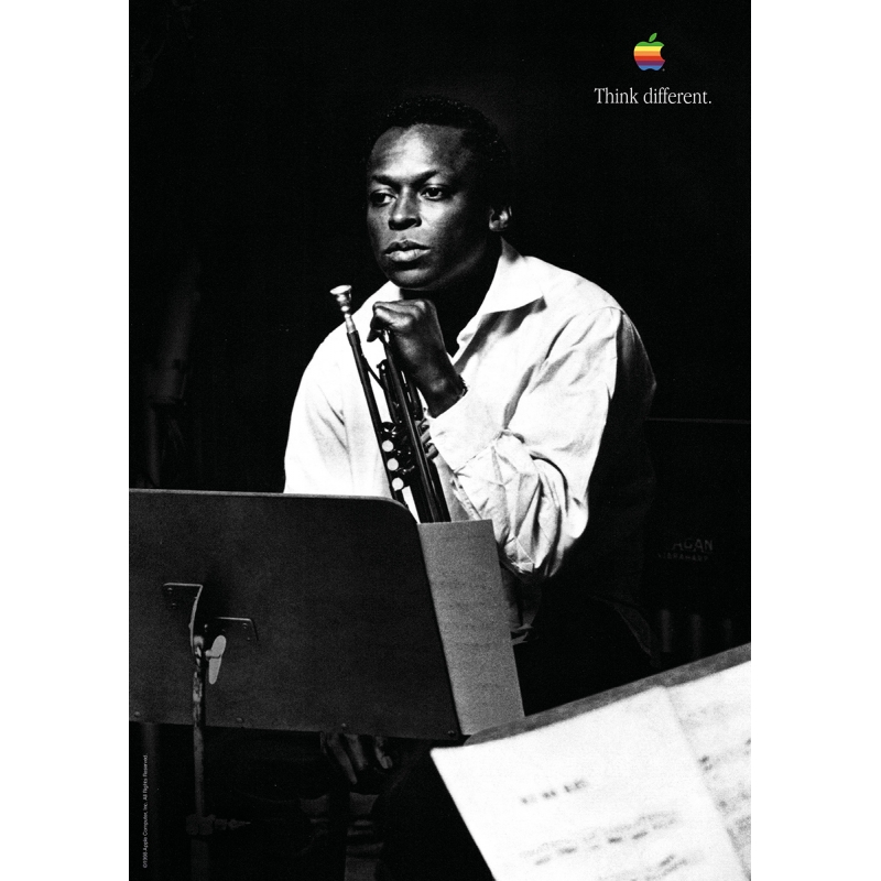 Apple Think Different Poster - Miles Davis