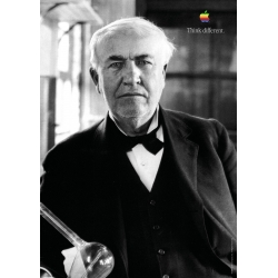 Affiche Apple Think Different - Thomas Edison