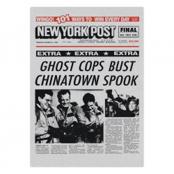 New York Post title page: Ghost Cops bust Chinatown Spook
