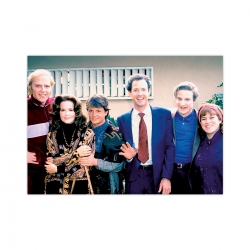 Photo famille McFly avec Biff Tannen