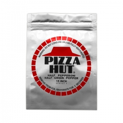 Back to the Future Pizza Hut packaging