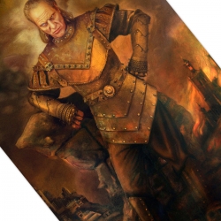 Painted portrait of Vigo