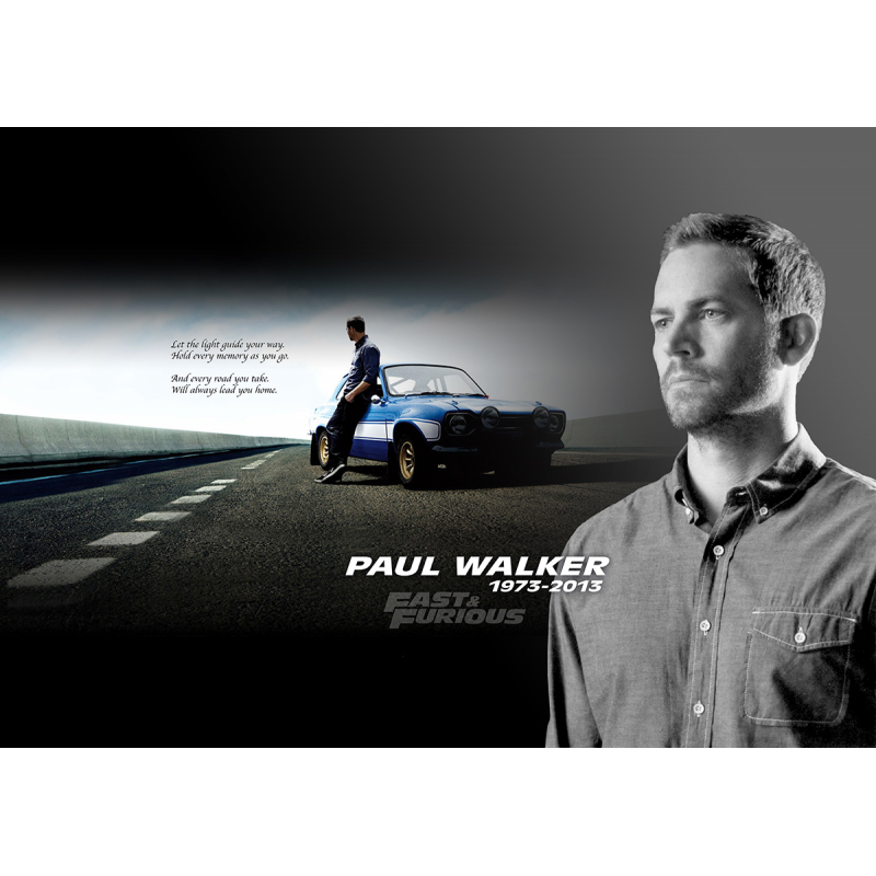 In memory of Paul Walker - Movie Poster In memory of Paul Walker - Movie Poster
