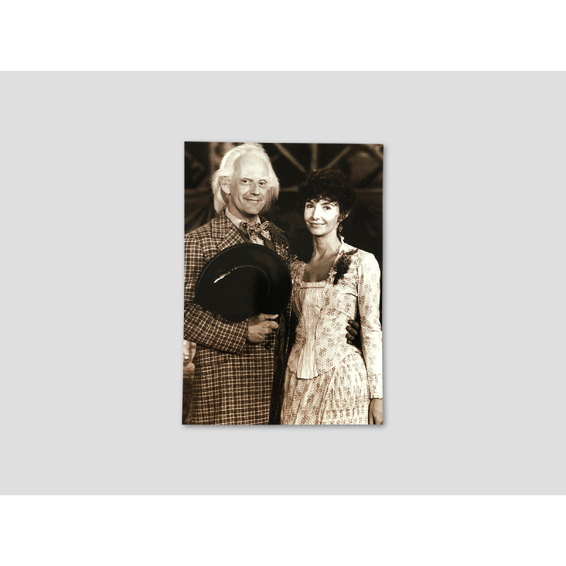 Photo Doc Brown with Clara Clayton Photo Doc Brown with Clara Clayton