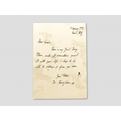 Brief von Henry an Indy