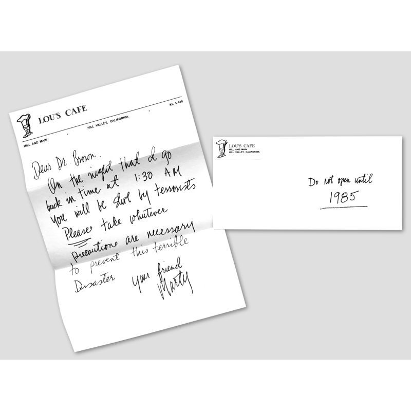 Letter from Marty to Doc 1955 - incl. envelope Letter from Marty to Doc 1955 - incl. envelope