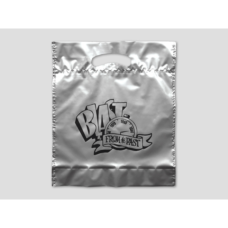 Silver plastic bag "Blast from the Past" Silver plastic bag "Blast from the Past"