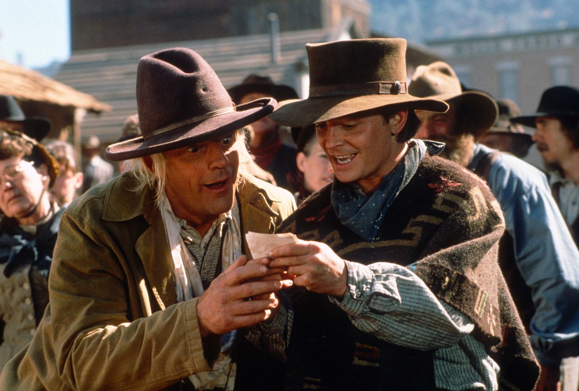 In Teil 3 hat es Doc und Marty in den Wilden Westen verschlagen. In Teil 3 hat es Doc und Marty in den Wilden Westen verschlagen.