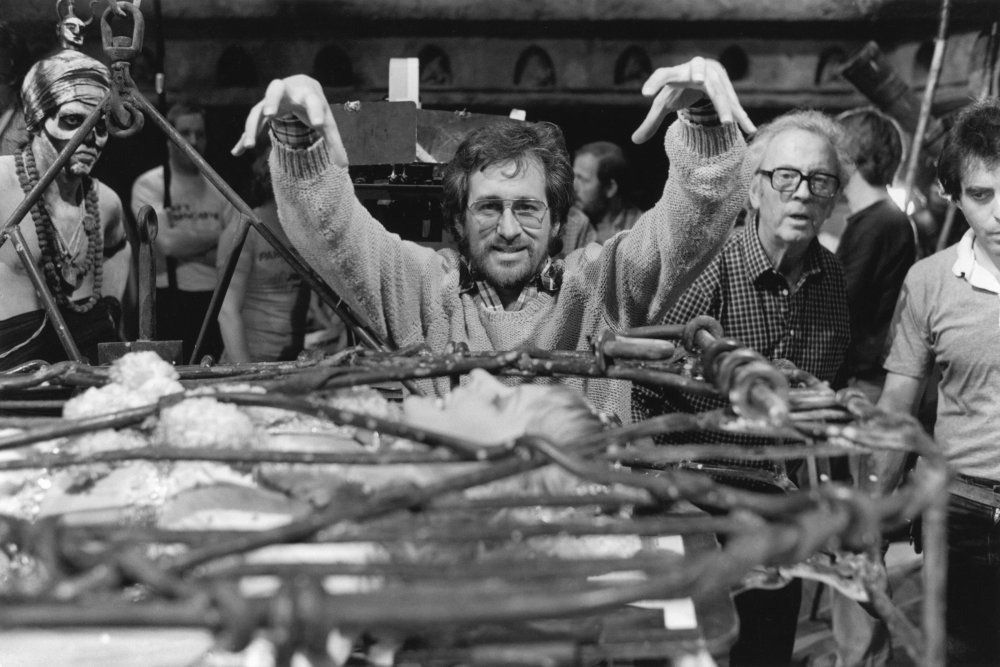 Steven Spielberg in the Temple of Doom. Steven Spielberg in the Temple of Doom.