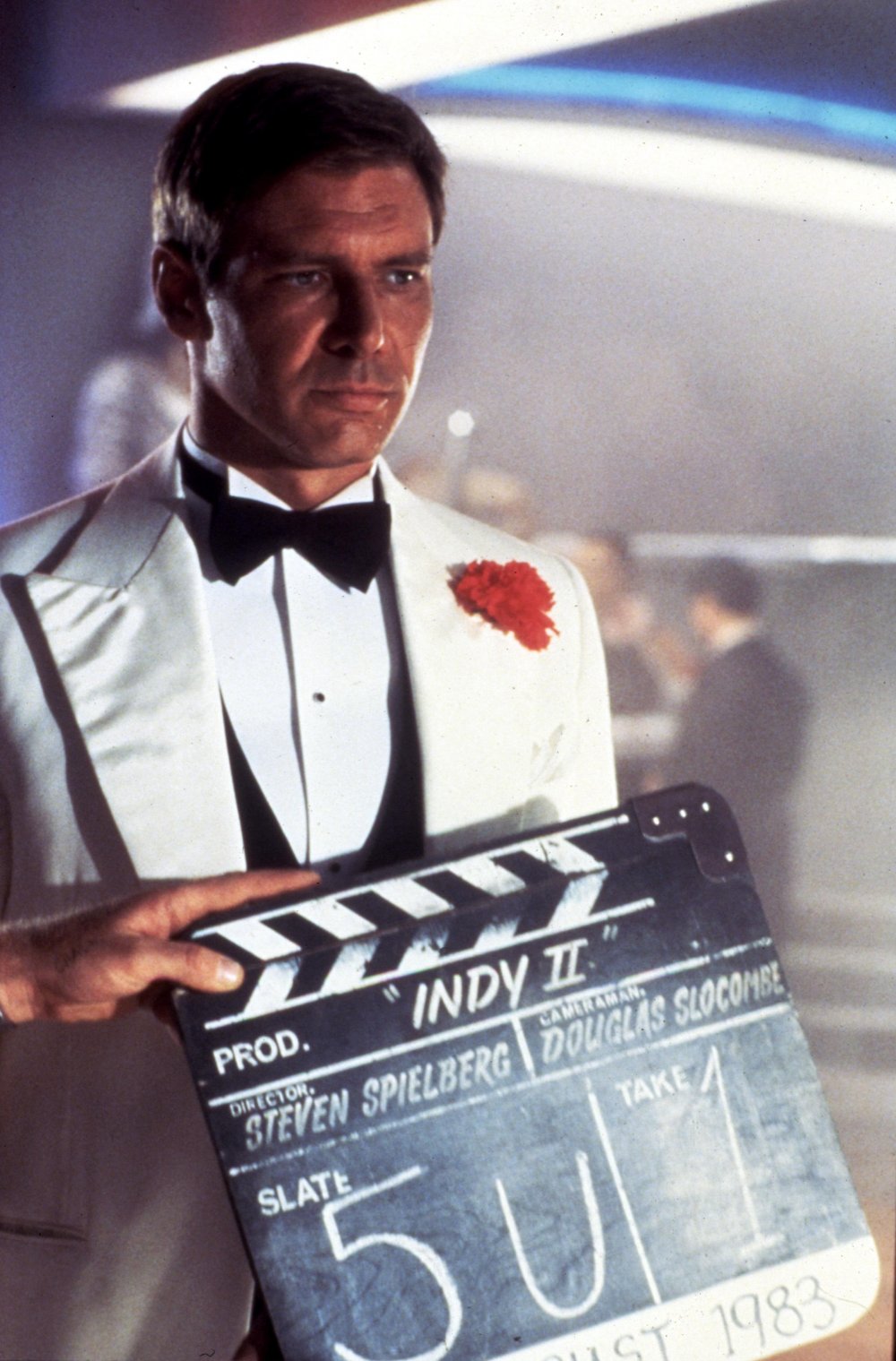 Harrison Ford shooting the opening sequence of 'The Temple of Doom' Harrison Ford shooting the opening sequence of The Temple of Doom