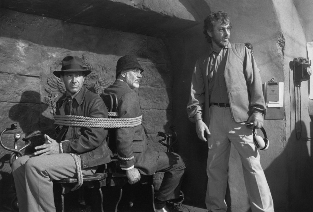 Father and son tied up on the Last Crusade. Father and son tied up on the Last Crusade.
