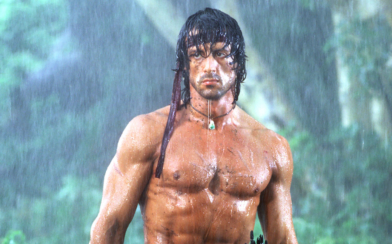 Sylvester Stallone in First Blood Part II